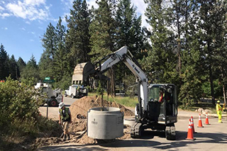 Storm drain installation