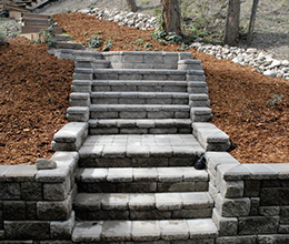 Retaining Wall Block Stairs